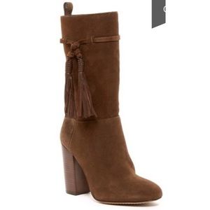 Vince Camuto Fermel Slouch Tassel Boots Size 6.5